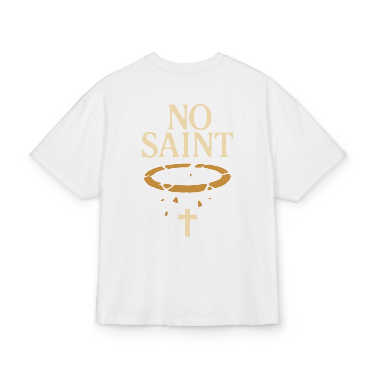 Henry TeeGer No Saint - Oversized Halo Backprint Shirt - TeeGerDesign - T-Shirt - Backprint