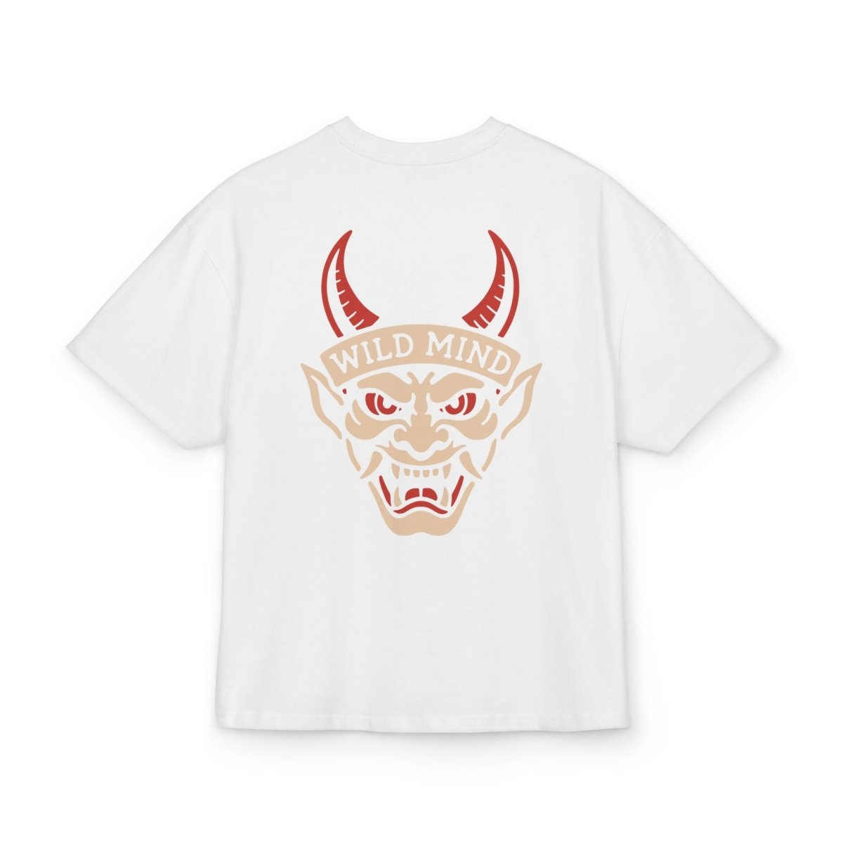 Henry TeeGer Wild Mind - Oversized Demon Backprint Shirt - TeeGerDesign - T-Shirt - Backprint