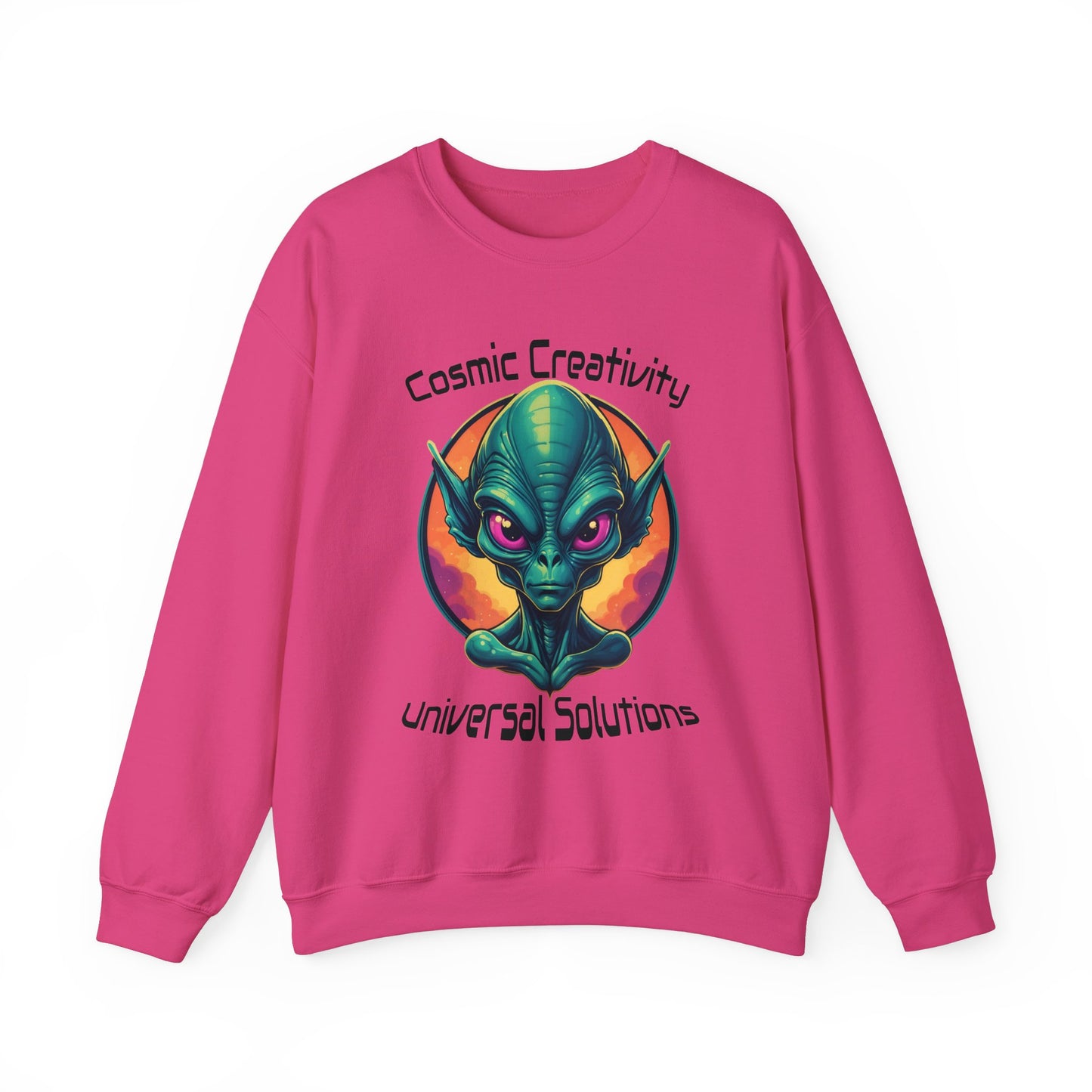 Stylisches Cosmic Alien Sweatshirt - TeeGerDesign - Sweatshirt - Crew neck