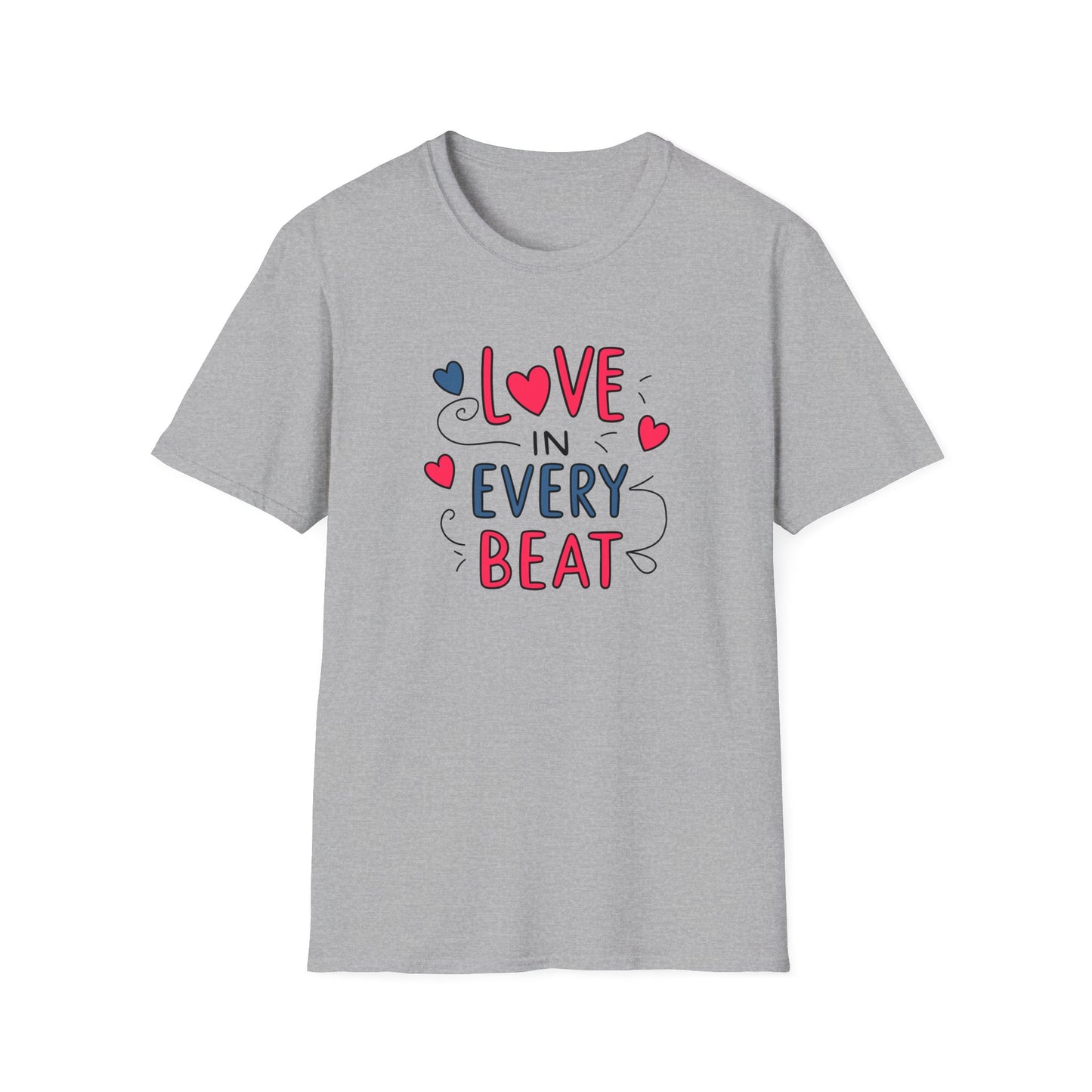 Love in every beat Tanzliebhaber T - Shirt - TeeGerDesign - T - Shirt - Cotton