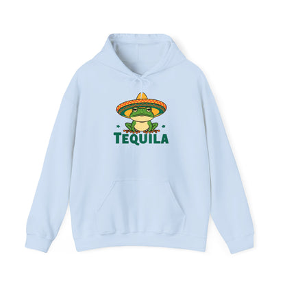 Tequila Frog Hoodie - TeeGerDesign - Hoodie - DTG