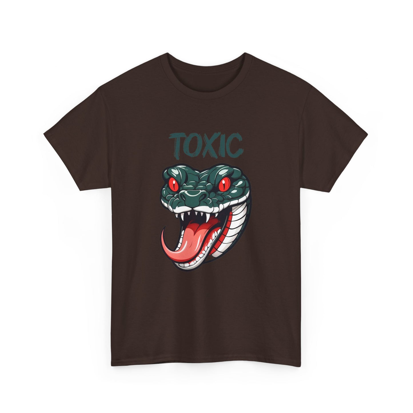 T - Shirt mit 'Toxic' Snake Logo - TeeGerDesign - T - Shirt - Crew neck