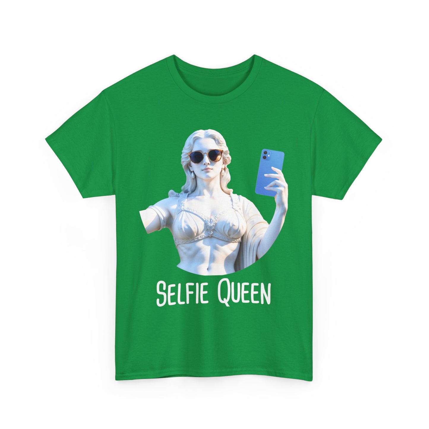 T-Shirt mit Selfie Marmor Statue - Einzigartige und Stilvolle Designs - TeeGerDesign - T-Shirt - Crew neck