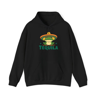 Tequila Frog Hoodie - TeeGerDesign - Hoodie - DTG