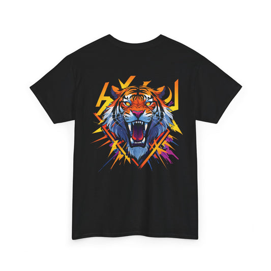 TeeGer T - Shirt mit Kunst Tigerkopf auf dem Rücken - TeeGerDesign - T - Shirt - Brand