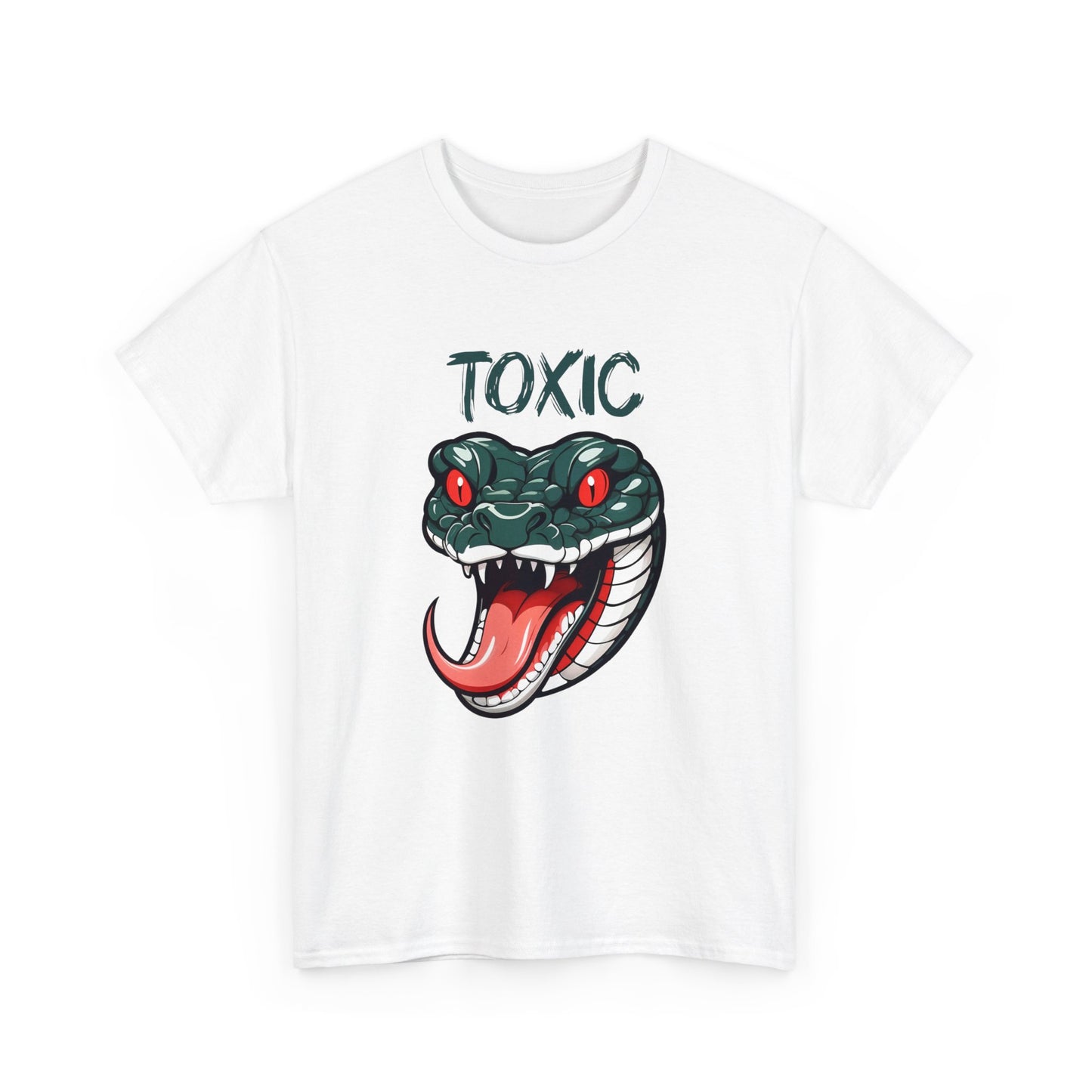 T - Shirt mit 'Toxic' Snake Logo - TeeGerDesign - T - Shirt - Crew neck