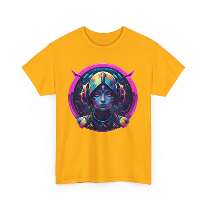 T - Shirt mit Android Girl Motiv - Futuristisches Design - TeeGerDesign - T - Shirt - Crew neck