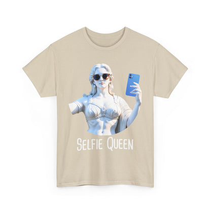 T-Shirt mit Selfie Marmor Statue - Einzigartige und Stilvolle Designs - TeeGerDesign - T-Shirt - Crew neck