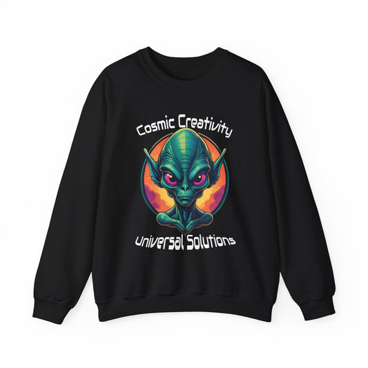 Stylisches Cosmic Alien Sweatshirt - TeeGerDesign - Sweatshirt - Crew neck