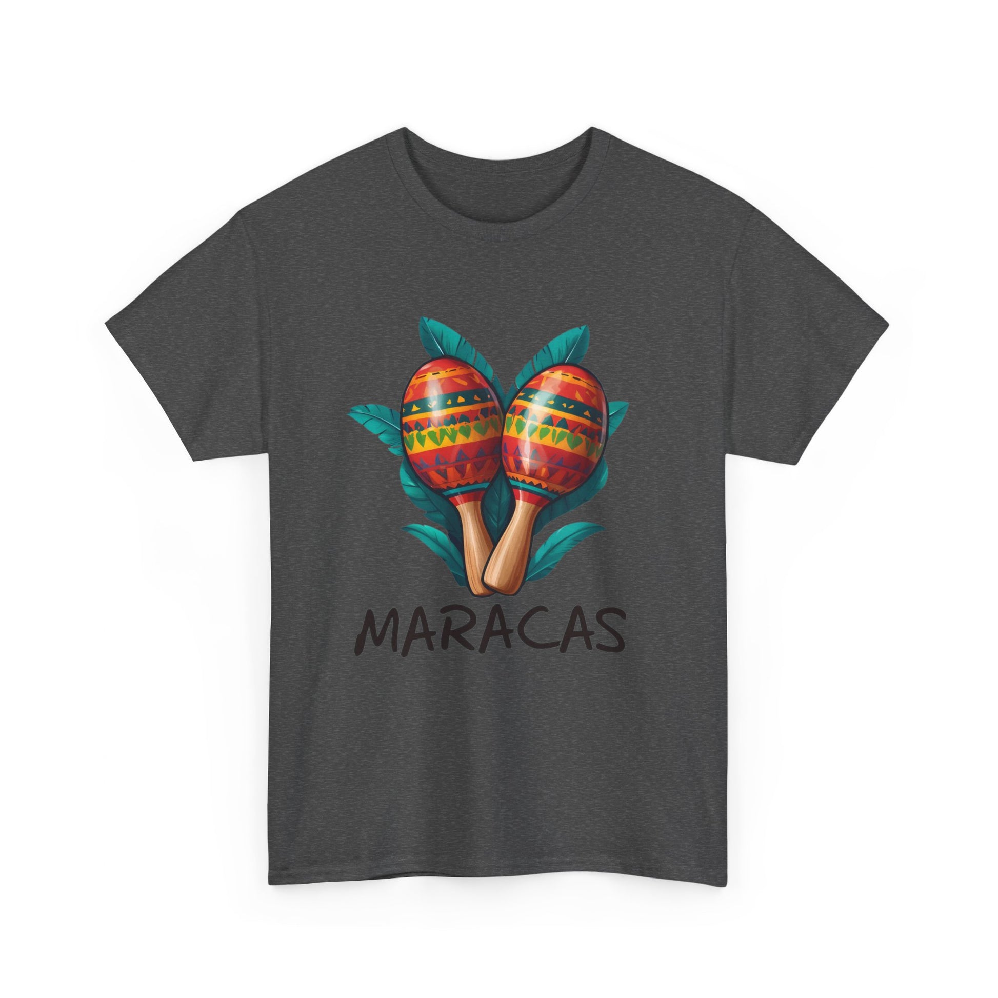 Stilvolles Maracas Instrument T - Shirt – Ideal für Musiker und Tänzer - TeeGerDesign - T - Shirt - Crew neck