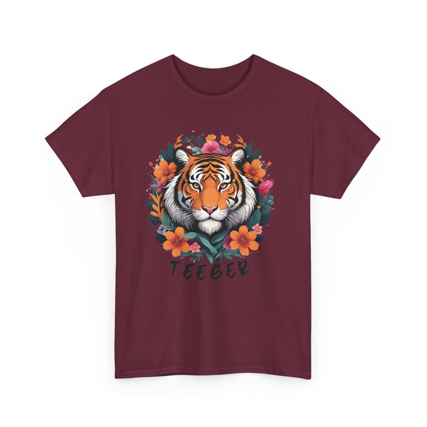 T - Shirt TeeGer Design | Shirt mit Tiger Bild | Miniatur Tigerkopf T - Shirt - TeeGerDesign - T - Shirt - Brand