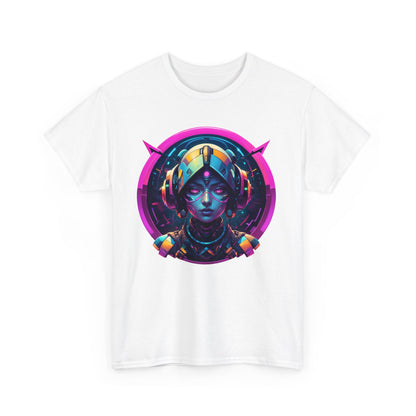 T - Shirt mit Android Girl Motiv - Futuristisches Design - TeeGerDesign - T - Shirt - Crew neck