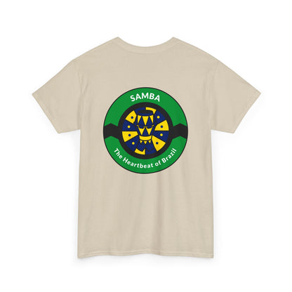 Samba T - Shirt - The Heartbeat of Brazil - TeeGerDesign - T - Shirt - Crew neck