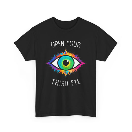 Psychedelisches Auge T - Shirt – Open Your Third Eye - TeeGerDesign - T - Shirt - Crew neck