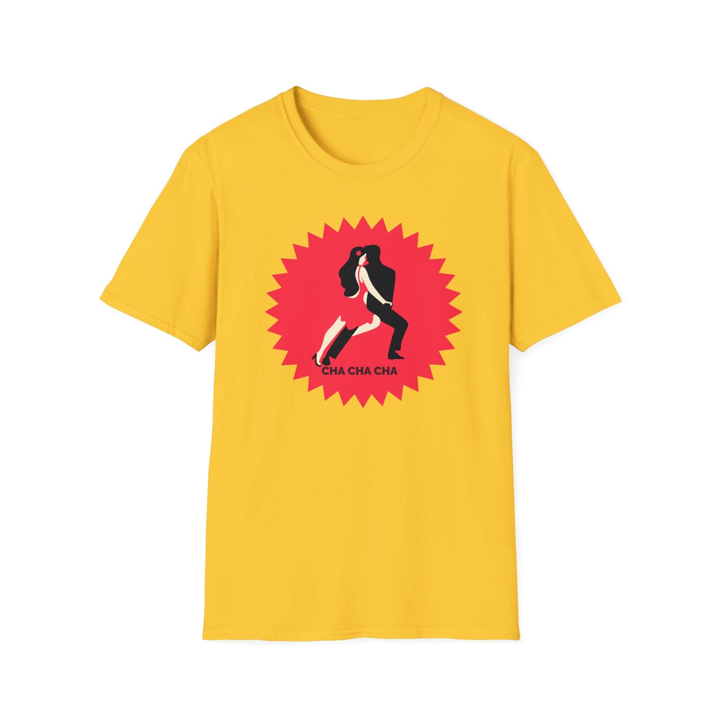 T - Shirt mit Cha Cha Cha Tänzer Motiv – Perfekt für Tanzbegeisterte - TeeGerDesign - T - Shirt - Cotton