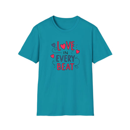 Love in every beat Tanzliebhaber T - Shirt - TeeGerDesign - T - Shirt - Cotton