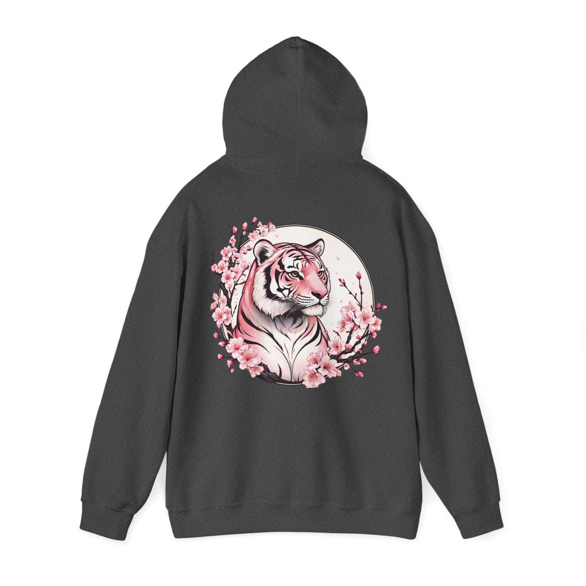 Kapuzenpullover mit Tiger und Blumenmotiv - TeeGerDesign - Hoodie - Brand