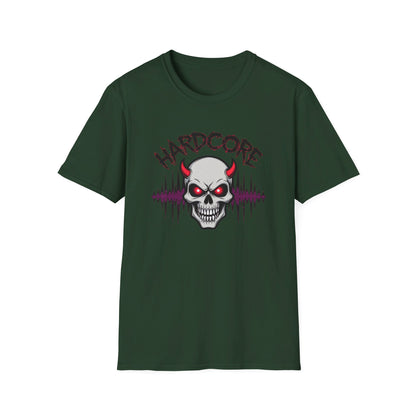 Hardcore T-Shirt mit teuflischem Totenkopf - TeeGerDesign - T-Shirt - Cotton