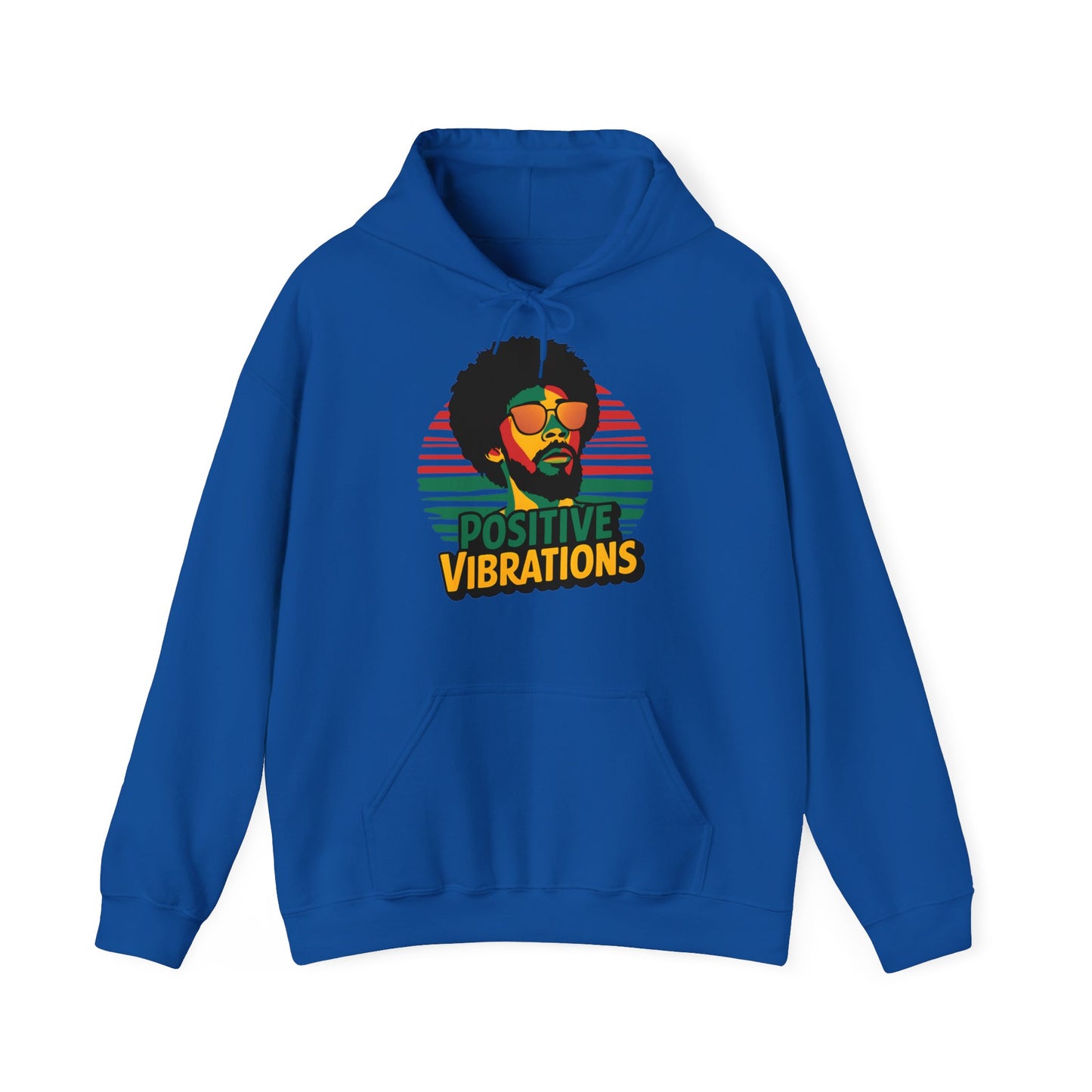 Reggae Hoodie Positive Vibrations - TeeGerDesign - Hoodie - Dancehall