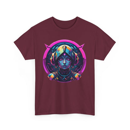 T - Shirt mit Android Girl Motiv - Futuristisches Design - TeeGerDesign - T - Shirt - Crew neck