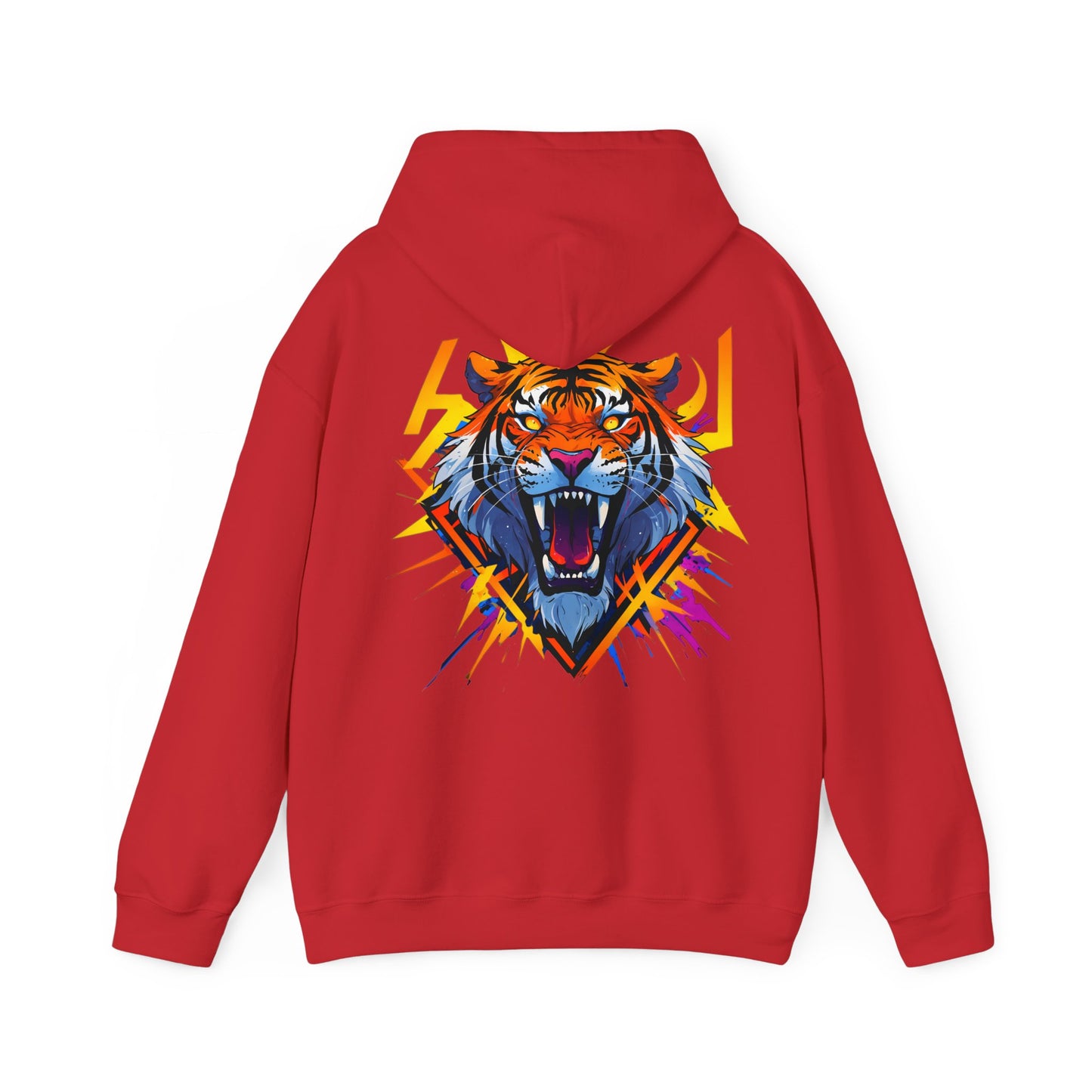 TeeGer Hoodie mit Tiger Aufdruck auf dem Rücken - TeeGerDesign - Hoodie - Brand