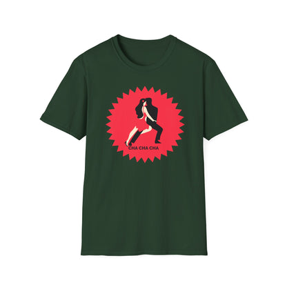 T - Shirt mit Cha Cha Cha Tänzer Motiv – Perfekt für Tanzbegeisterte - TeeGerDesign - T - Shirt - Cotton