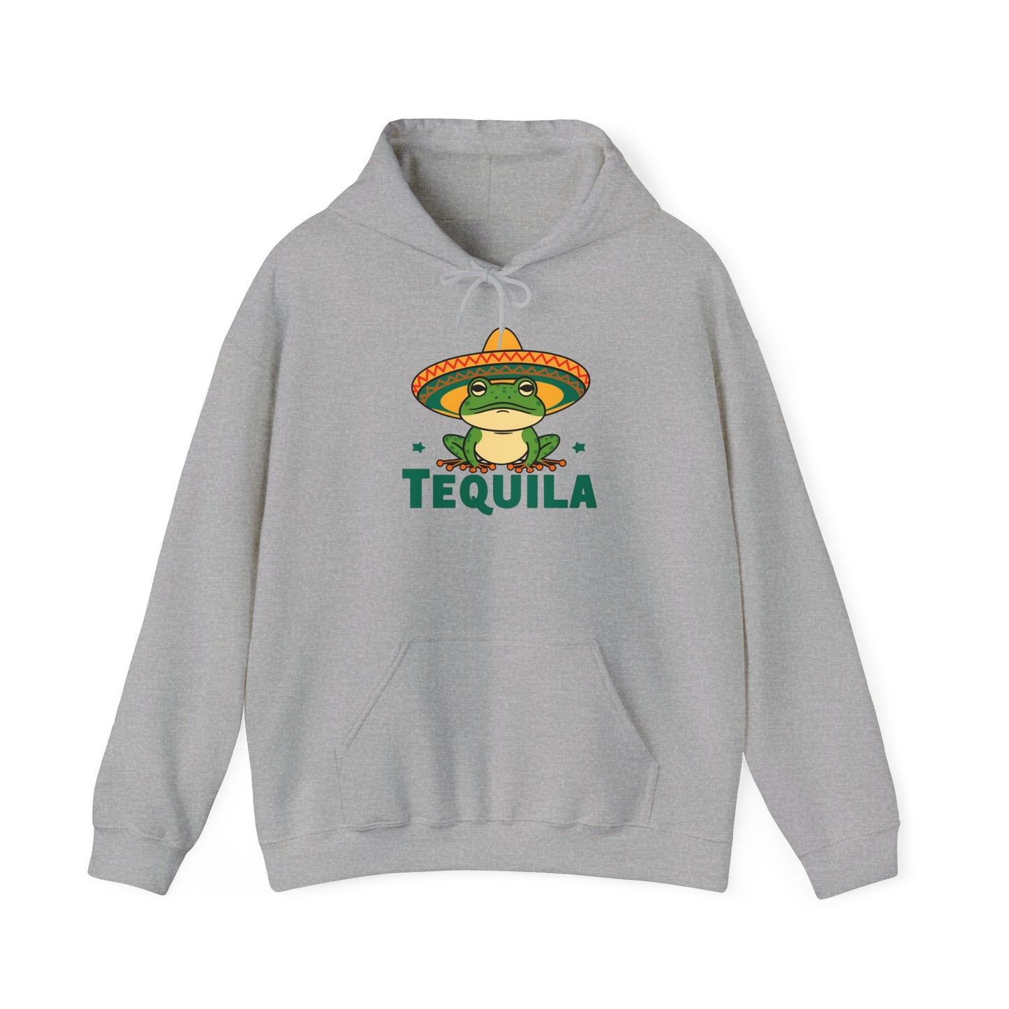 Tequila Frog Hoodie - TeeGerDesign - Hoodie - DTG