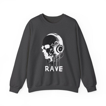 Sweatshirt mit Rave Aufdruck - Perfekt für Festival - und Partys - TeeGerDesign - Sweatshirt - Crew neck