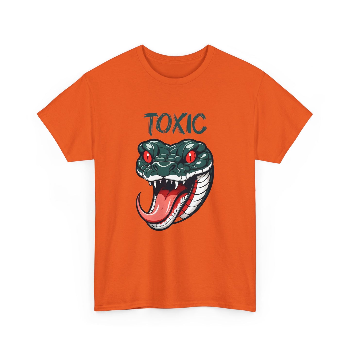 T - Shirt mit 'Toxic' Snake Logo - TeeGerDesign - T - Shirt - Crew neck