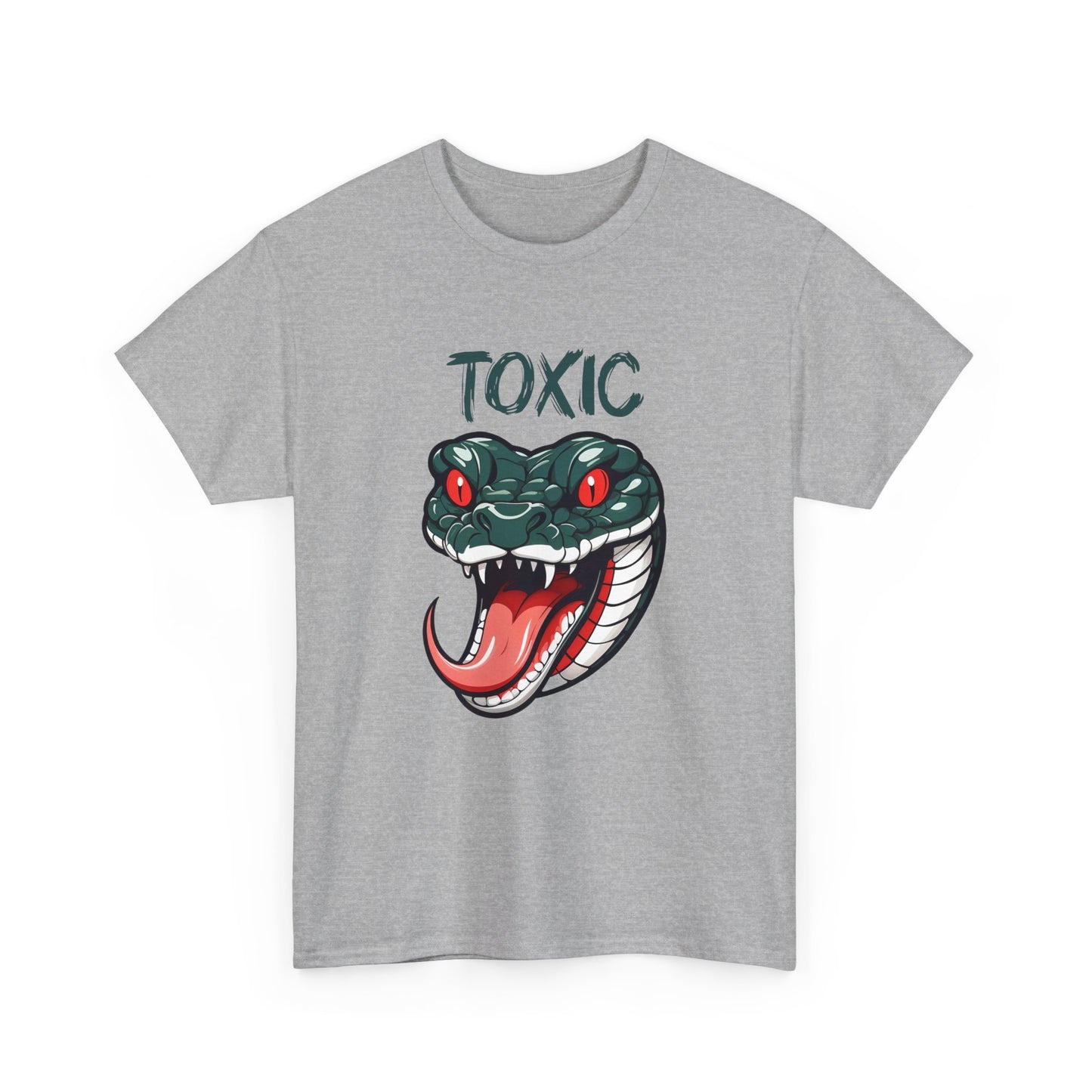 T - Shirt mit 'Toxic' Snake Logo - TeeGerDesign - T - Shirt - Crew neck