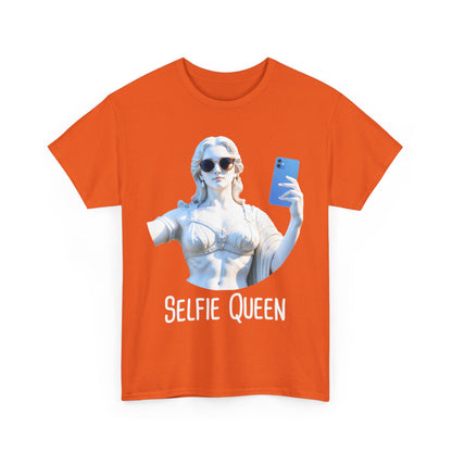 T-Shirt mit Selfie Marmor Statue - Einzigartige und Stilvolle Designs - TeeGerDesign - T-Shirt - Crew neck