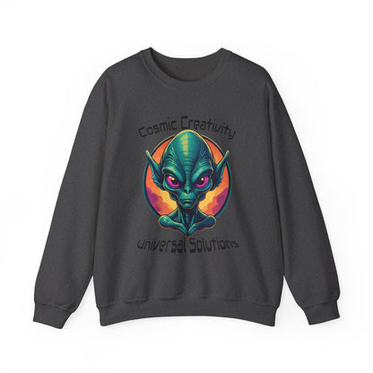 Stylisches Cosmic Alien Sweatshirt - TeeGerDesign - Sweatshirt - Crew neck