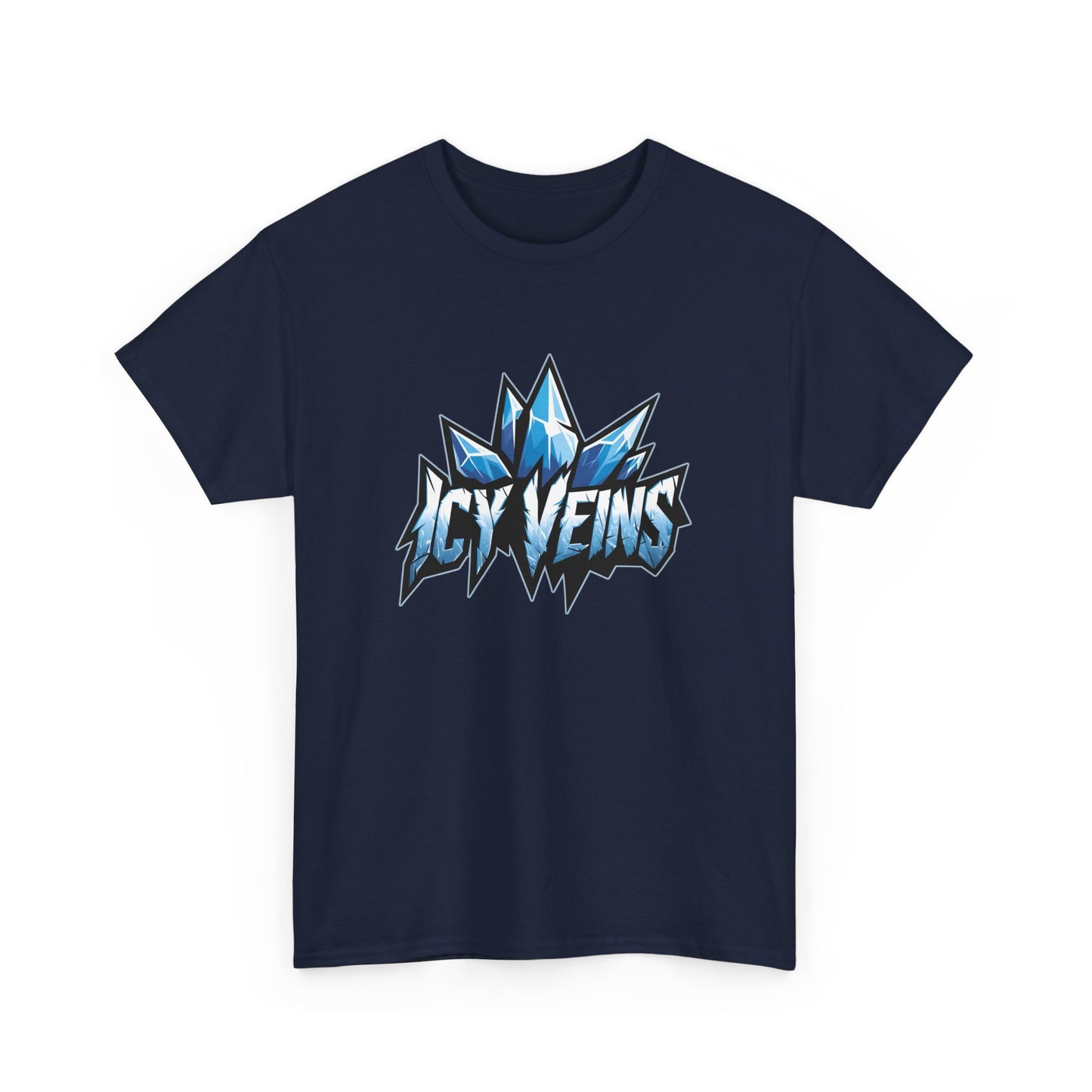 Icy Veins T - Shirt - Frostige Aura - TeeGerDesign - T - Shirt - Crew neck