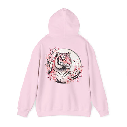 Kapuzenpullover mit Tiger und Blumenmotiv - TeeGerDesign - Hoodie - Brand