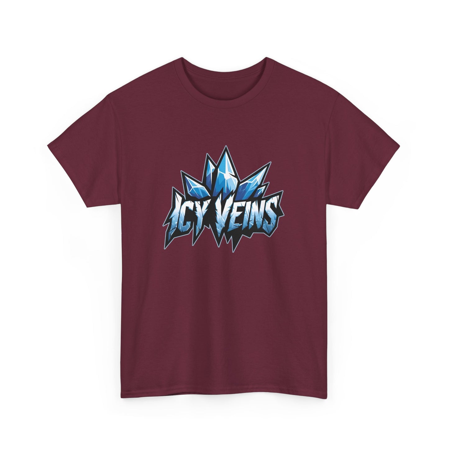 Icy Veins T - Shirt - Frostige Aura - TeeGerDesign - T - Shirt - Crew neck