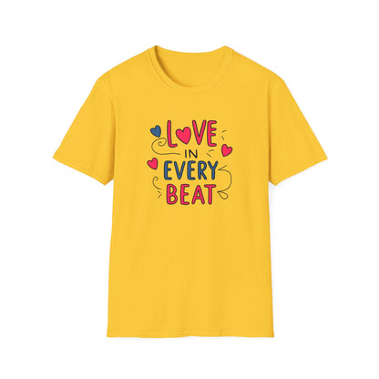 Love in every beat Tanzliebhaber T - Shirt - TeeGerDesign - T - Shirt - Cotton