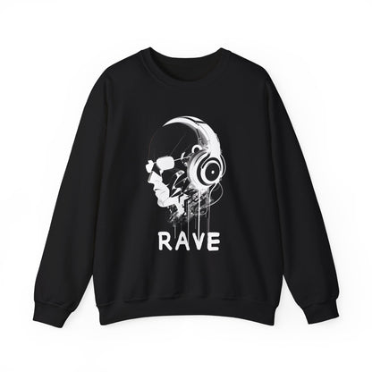 Sweatshirt mit Rave Aufdruck - Perfekt für Festival - und Partys - TeeGerDesign - Sweatshirt - Crew neck