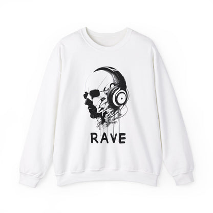 Sweatshirt mit Rave Aufdruck - Perfekt für Festival - und Partys - TeeGerDesign - Sweatshirt - Crew neck