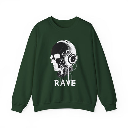 Sweatshirt mit Rave Aufdruck - Perfekt für Festival - und Partys - TeeGerDesign - Sweatshirt - Crew neck