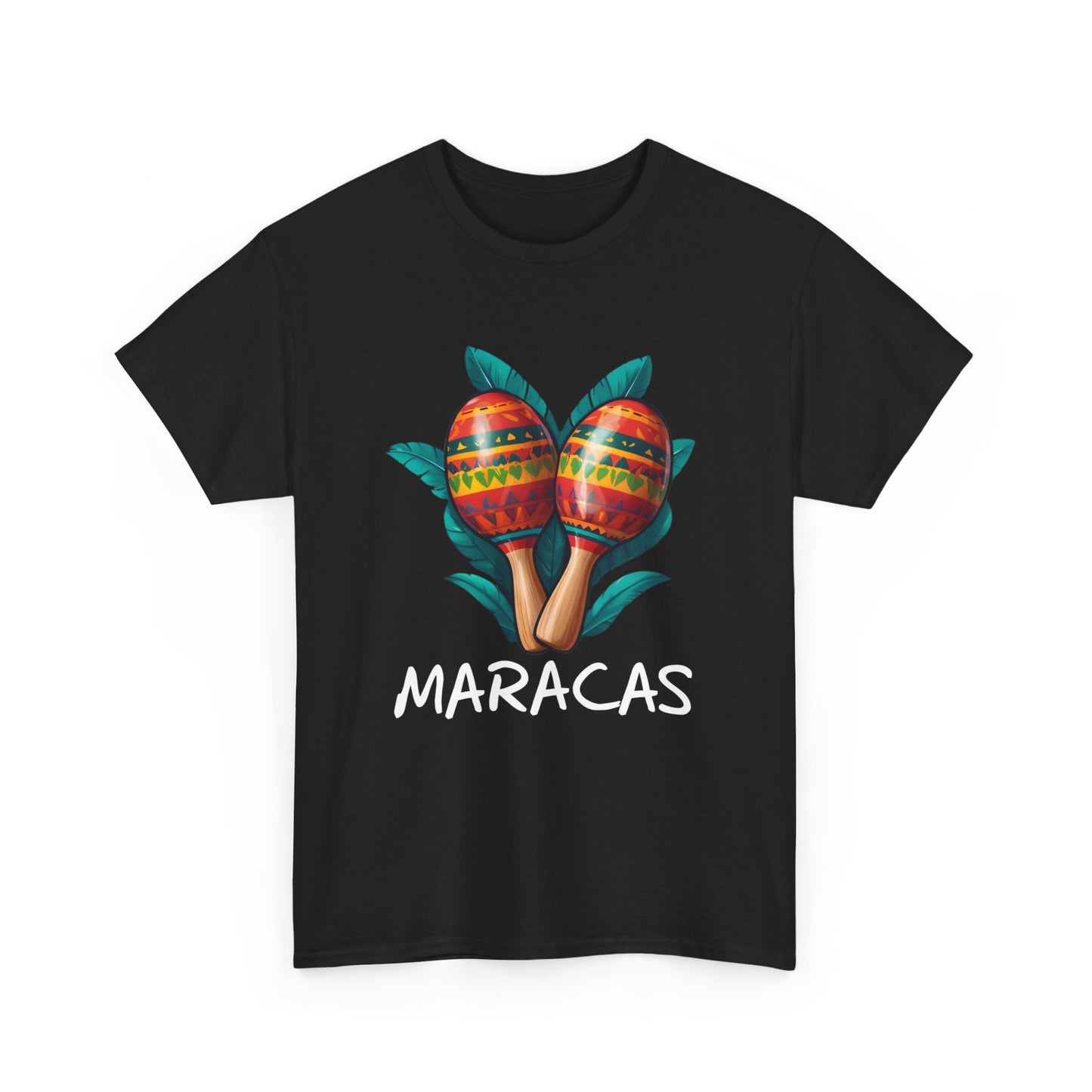 Stilvolles Maracas Instrument T - Shirt – Ideal für Musiker und Tänzer - TeeGerDesign - T - Shirt - Crew neck