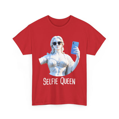 T-Shirt mit Selfie Marmor Statue - Einzigartige und Stilvolle Designs - TeeGerDesign - T-Shirt - Crew neck