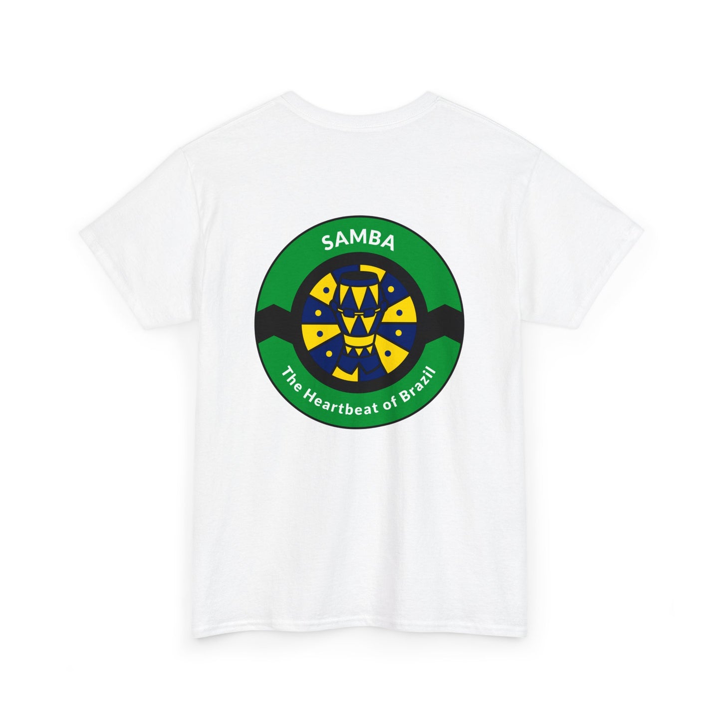 Samba T - Shirt - The Heartbeat of Brazil - TeeGerDesign - T - Shirt - Crew neck