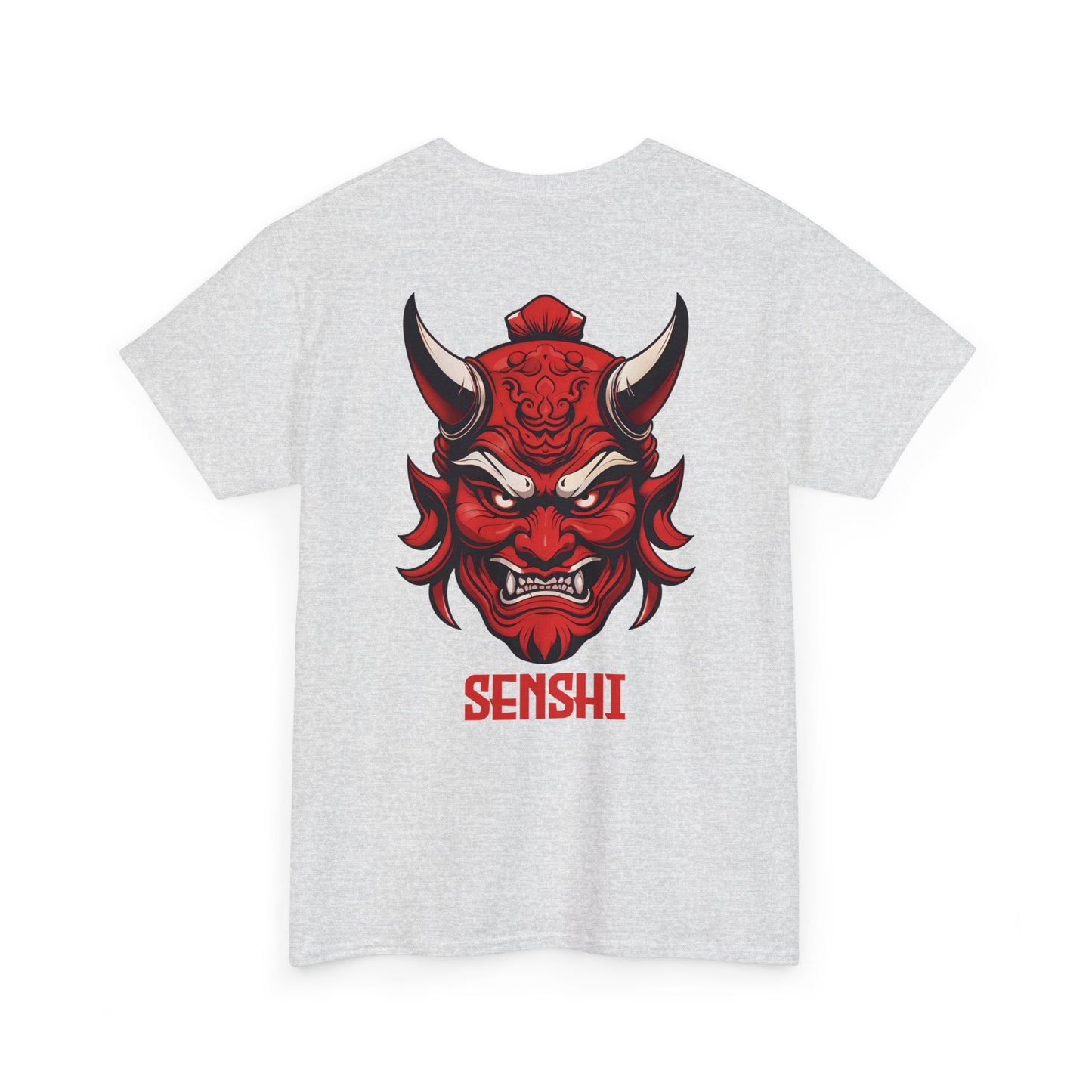 Unique Warrior Senshi T - Shirt mit Oni - Maske - TeeGerDesign - T - Shirt - Crew neck