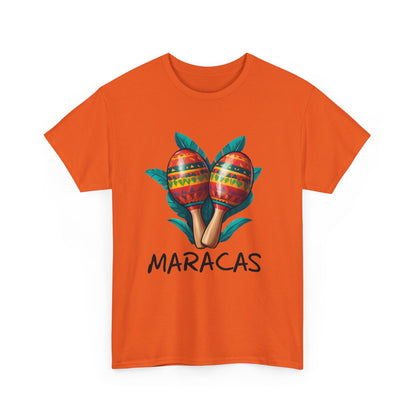 Stilvolles Maracas Instrument T - Shirt – Ideal für Musiker und Tänzer - TeeGerDesign - T - Shirt - Crew neck