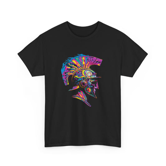 Psychedelischer Römischer Soldat T - Shirt - TeeGerDesign - T - Shirt - Crew neck