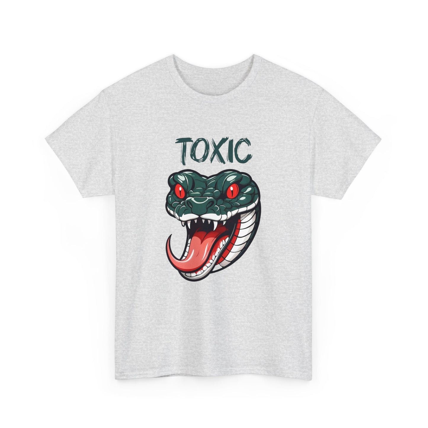 T - Shirt mit 'Toxic' Snake Logo - TeeGerDesign - T - Shirt - Crew neck