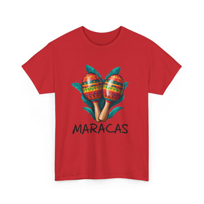 Stilvolles Maracas Instrument T - Shirt – Ideal für Musiker und Tänzer - TeeGerDesign - T - Shirt - Crew neck