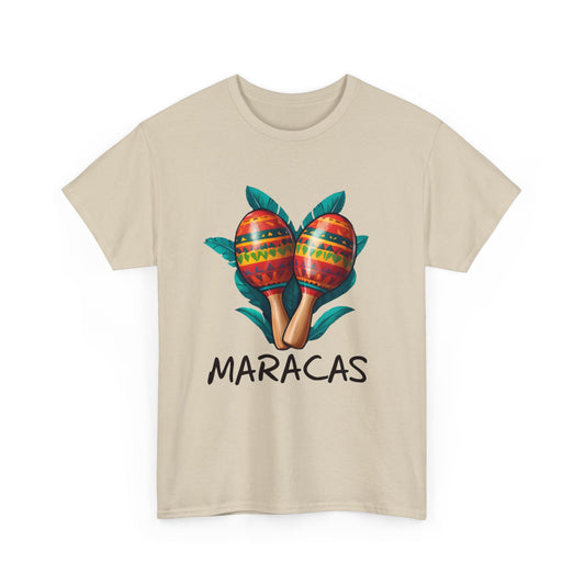 Stilvolles Maracas Instrument T - Shirt – Ideal für Musiker und Tänzer - TeeGerDesign - T - Shirt - Crew neck