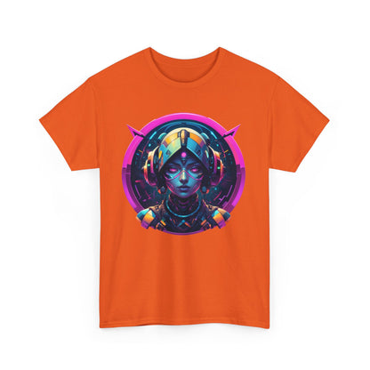 T - Shirt mit Android Girl Motiv - Futuristisches Design - TeeGerDesign - T - Shirt - Crew neck