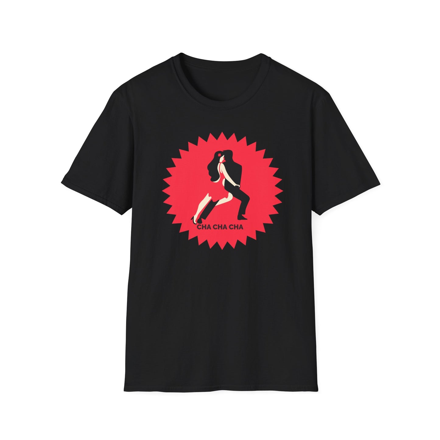 T - Shirt mit Cha Cha Cha Tänzer Motiv – Perfekt für Tanzbegeisterte - TeeGerDesign - T - Shirt - Cotton